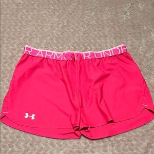 Under Armour Women's Vibrant Pink Athletic Shorts